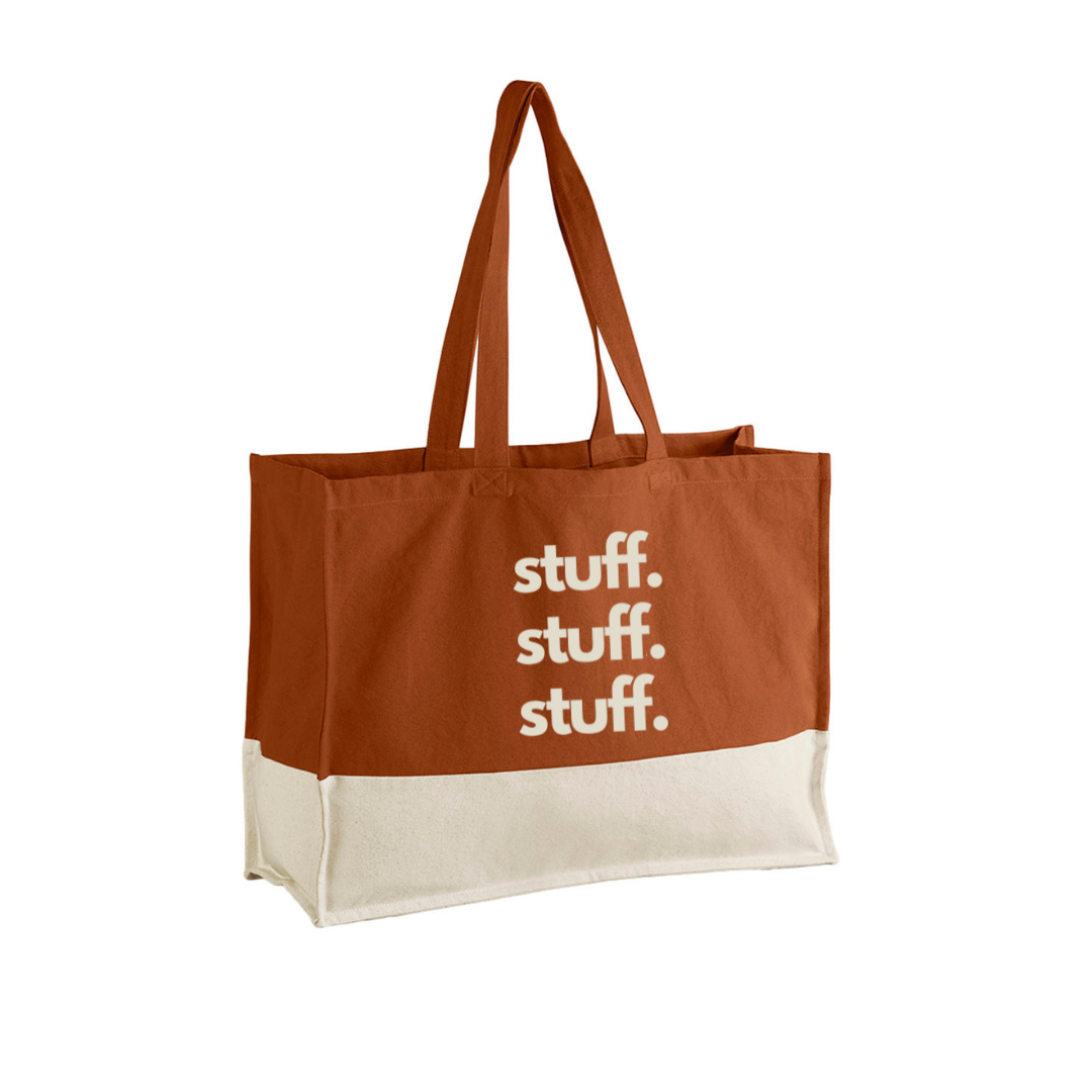 Stuff Stuff Stuff Beach Bag - Pumpkin