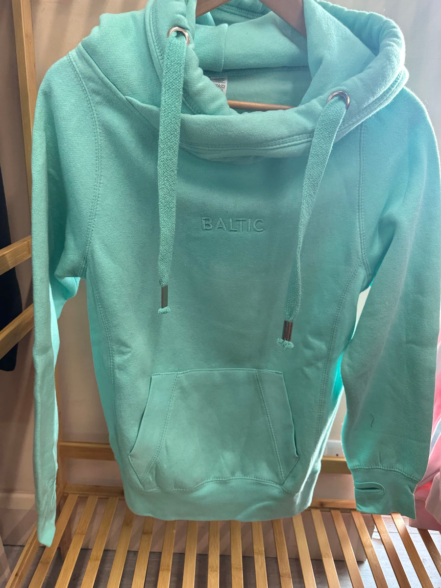 Mint on sale blue hoodie