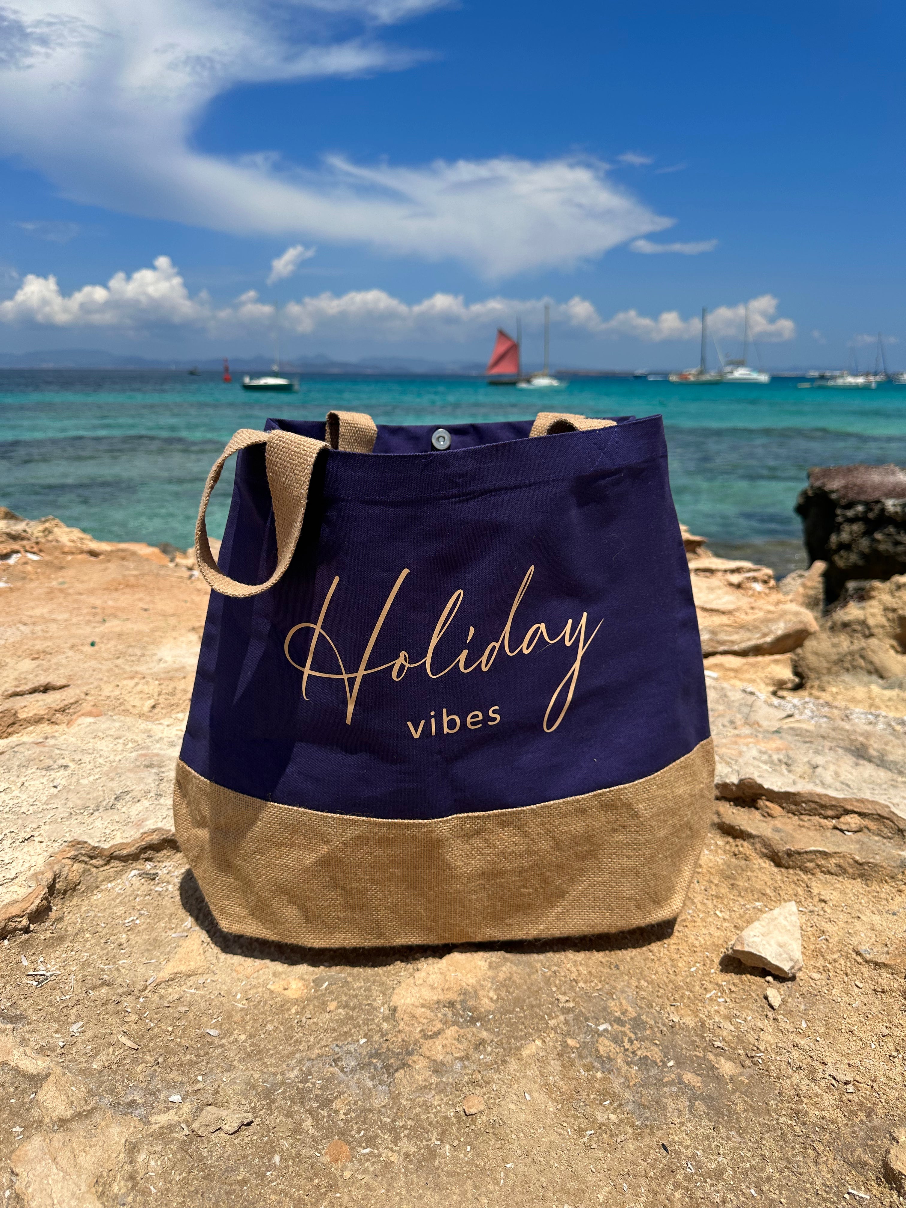 Holiday Vibes Tote Bag Ted Stitch Limited