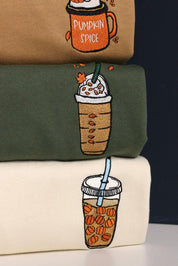 Autumnal Coffee with Maple Cream Sweater