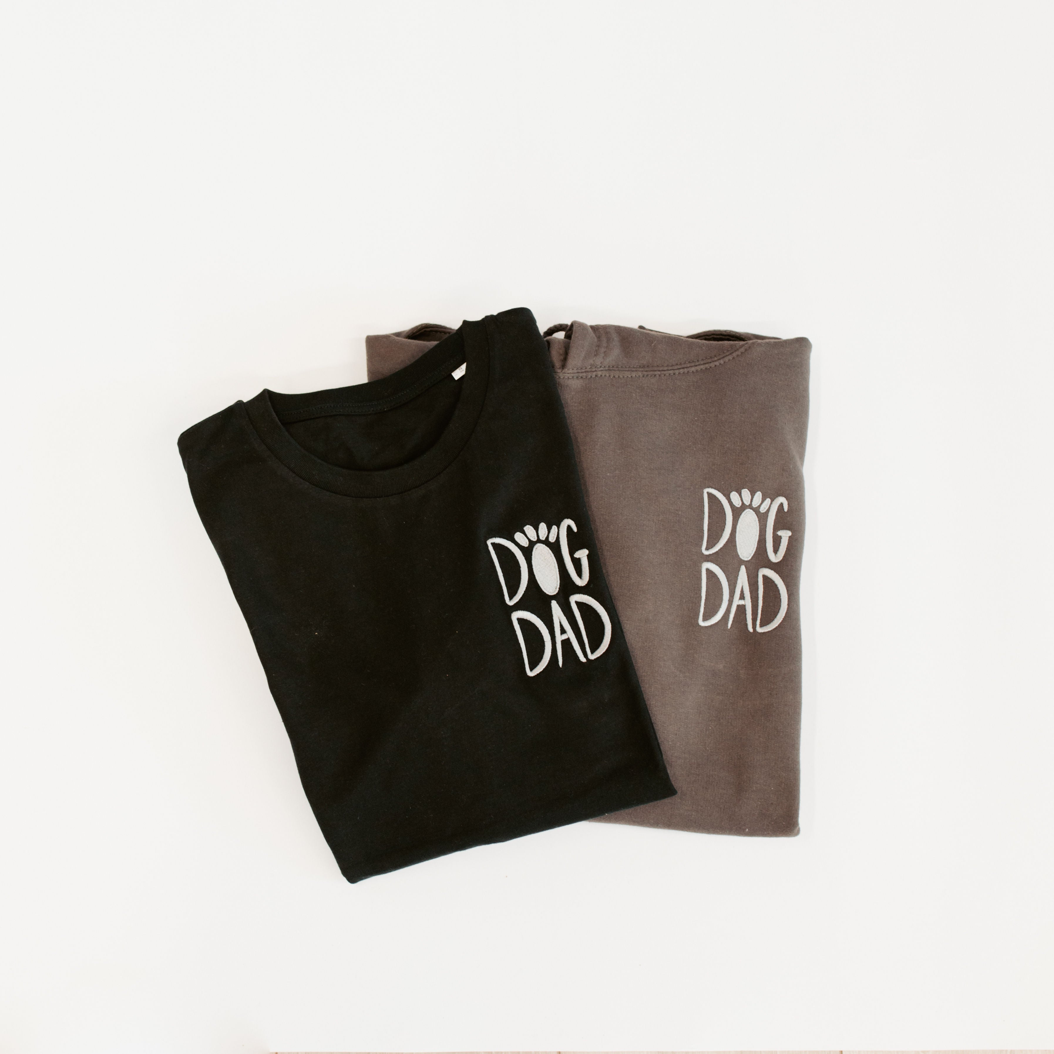 Dog Dad with Paw Sweatshirt or Hoodie