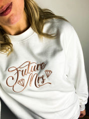 White Future Mrs Sweater | Ted & Stitch