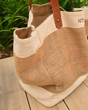 The Monogram Jute Shopper