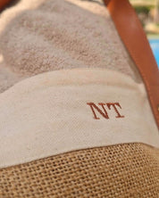 The Monogram Jute Shopper