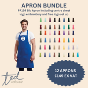 12 Apron Bundle PR154 - £149 ex vat