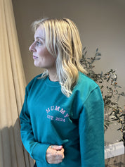 Personalised Mama Est. Year Embroidered Sweatshirt – Custom Mummy or Mum Gift