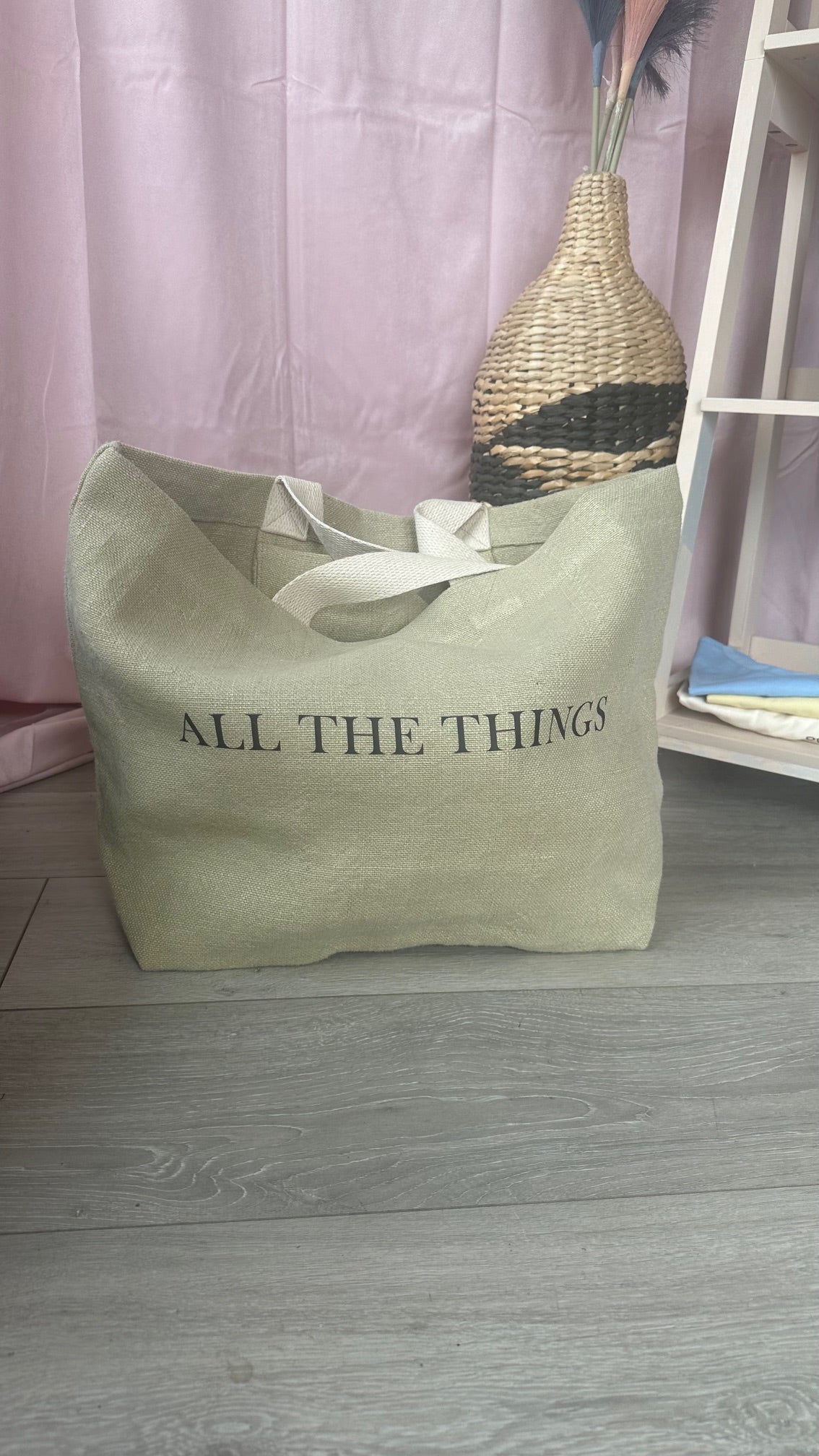 All The Things / Everything Pastel Washed Tote Bag