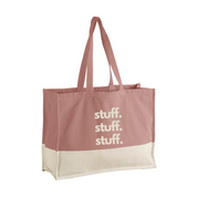 Stuff Stuff Stuff Beach Bag - Rose