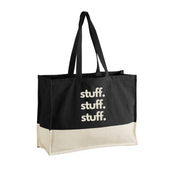 Stuff Stuff Stuff Beach Bag - Black