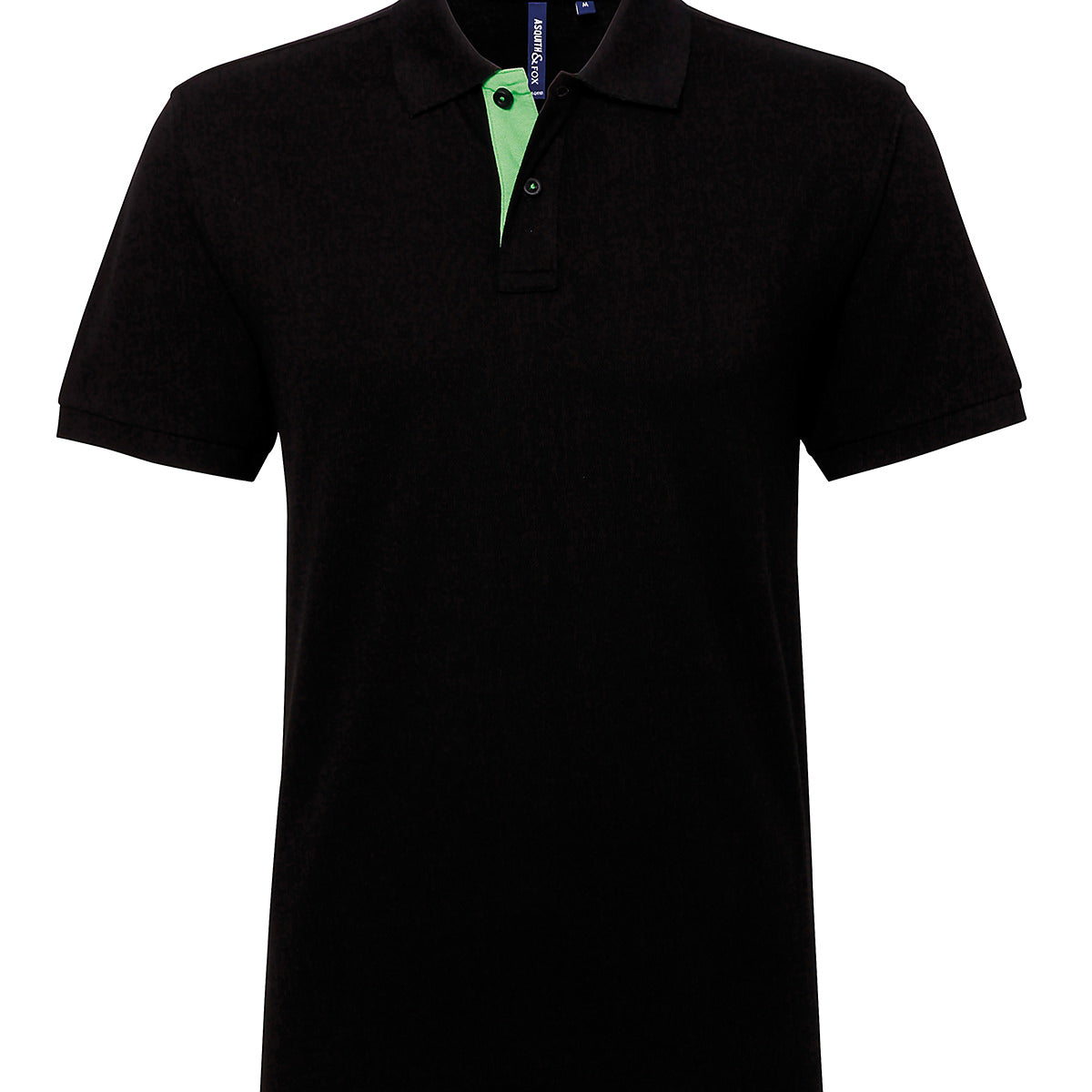 Men's classic fit contrast polo