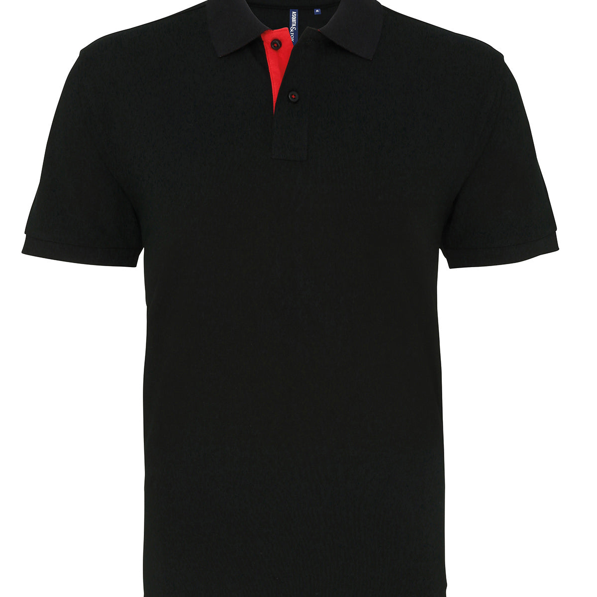 Men's classic fit contrast polo