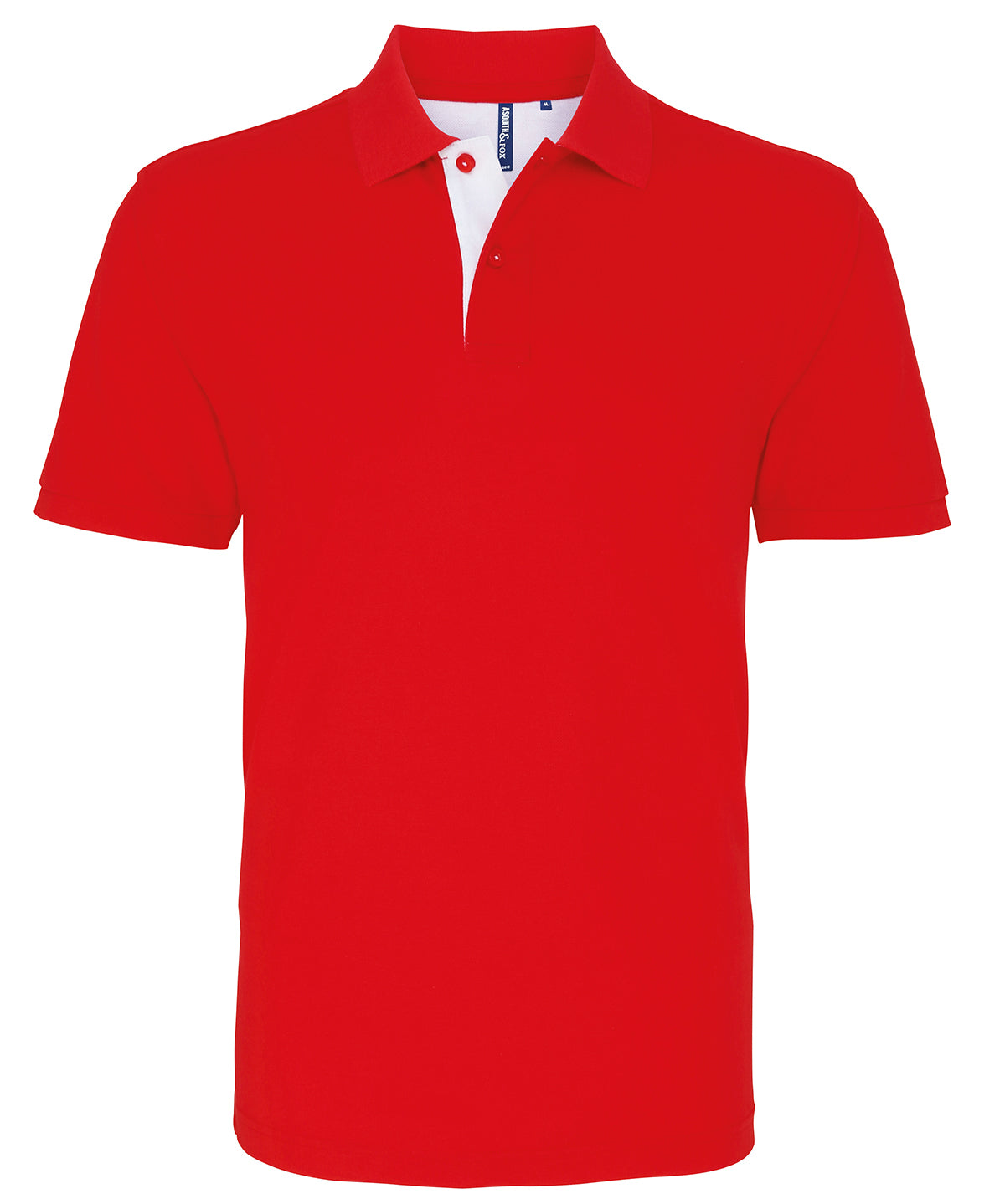 Men's classic fit contrast polo