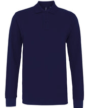 Men's classic fit long sleeved polo