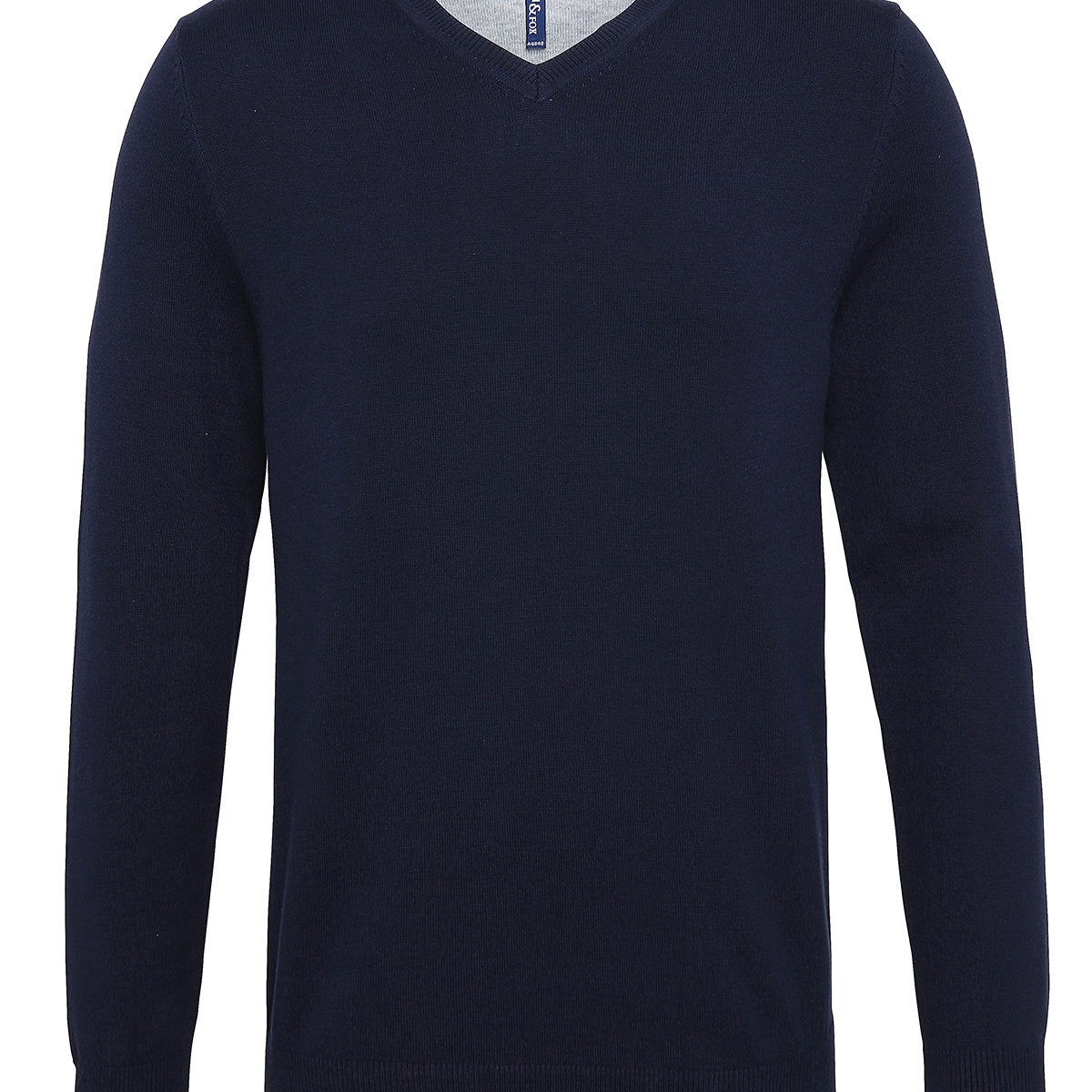 Men's cotton blend v-neck sweater