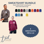 Sweatshirt Bundle - 8-Piece Package £99 ex vat