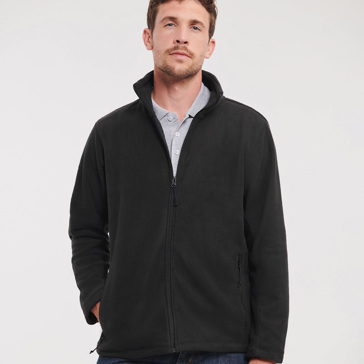 Full-zip outdoor fleece