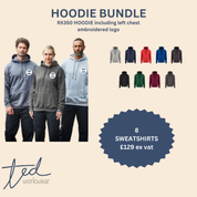 Hoodie Bundle - 8-Piece Package £129 ex vat