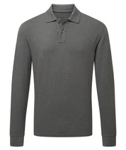 Men's classic fit long sleeved polo