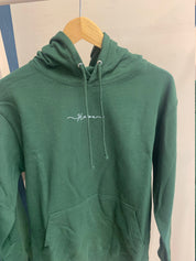 SUMMER SAMPLE SALE Green 'Hope' print hoodie - S