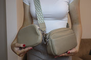 Sophia Beige Crossbody Bag