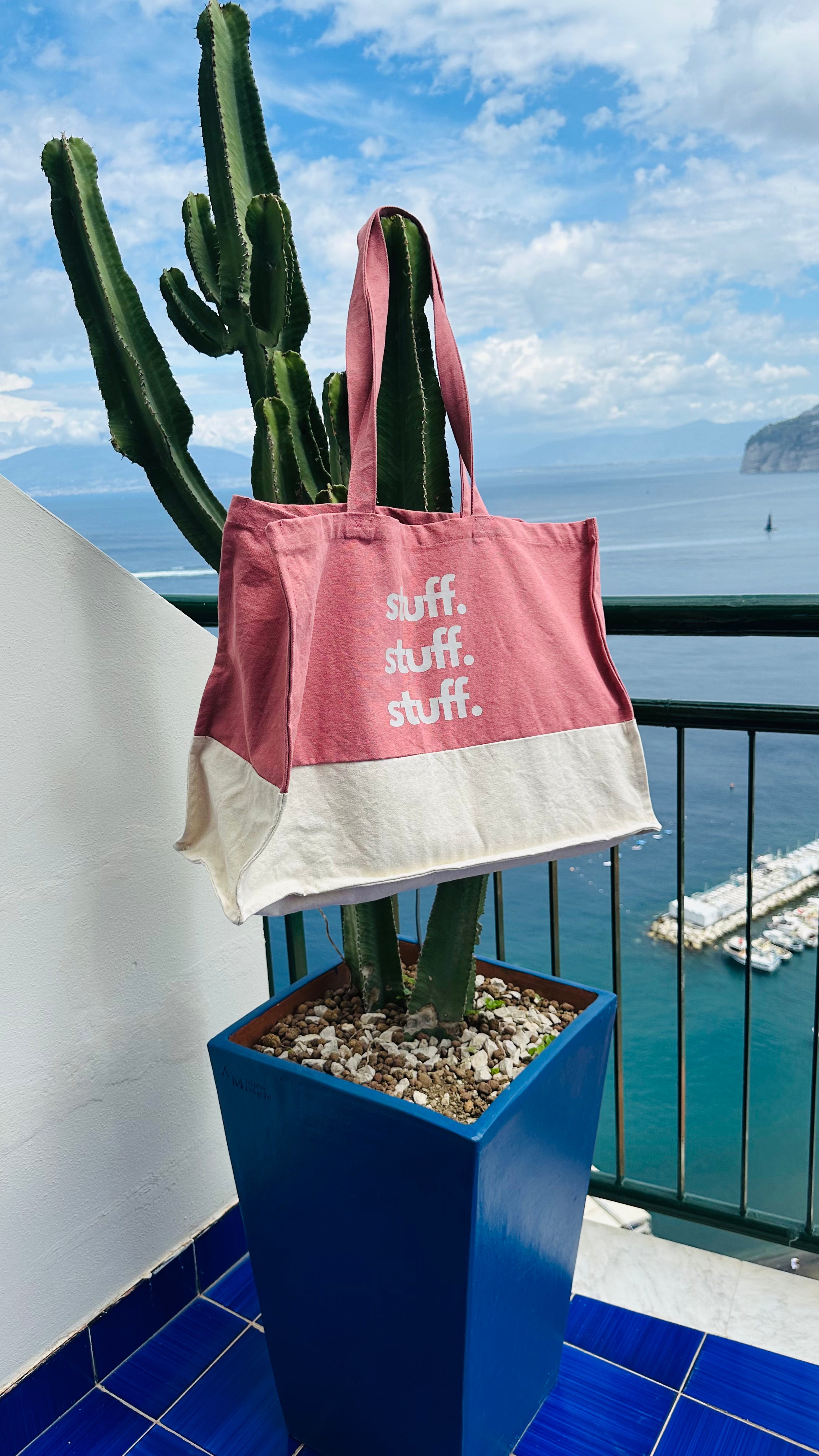 Stuff Stuff Stuff Beach Bag - Rose