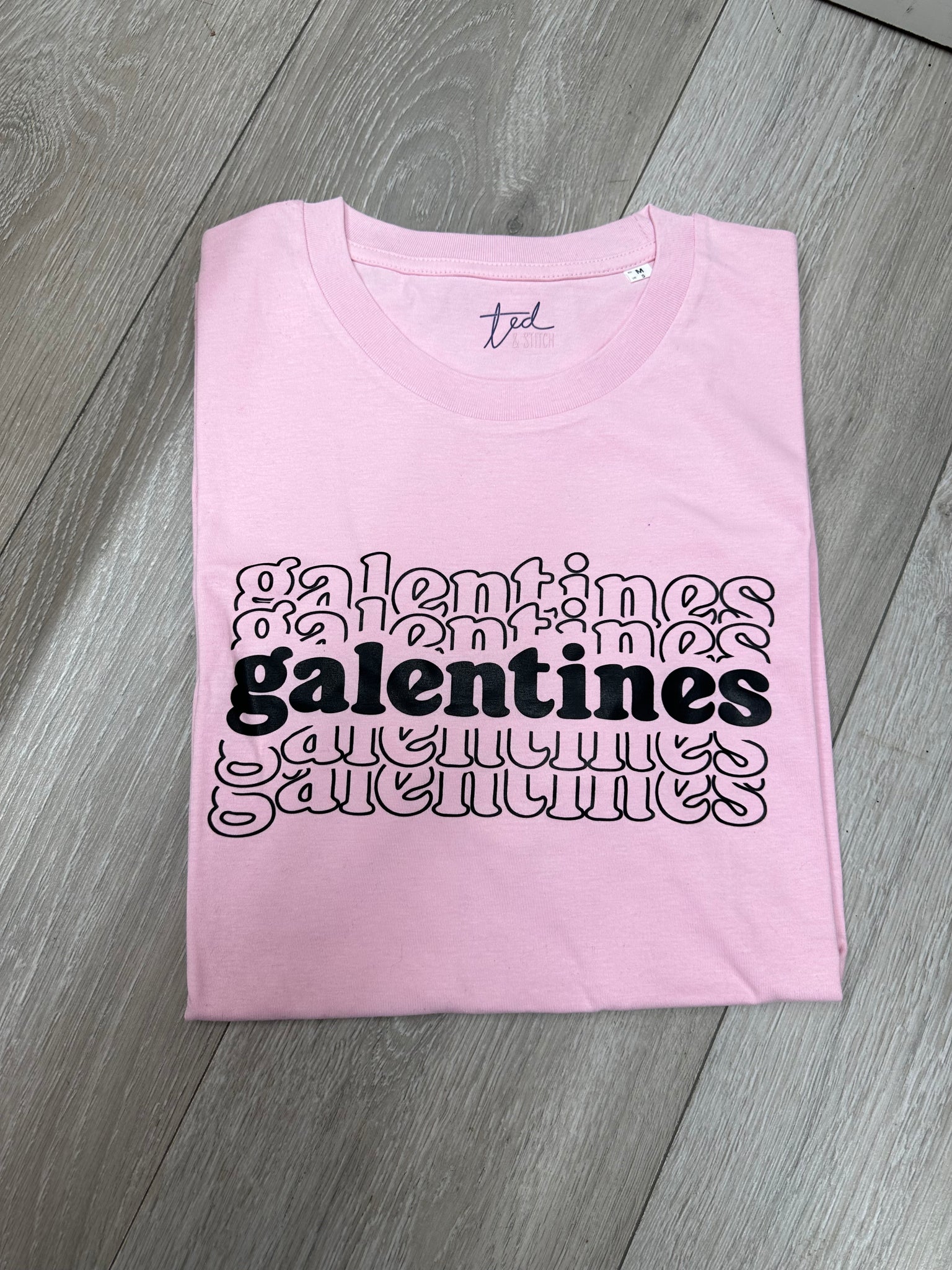 SAMPLE SALE Galentines Pink Tee Size S, M