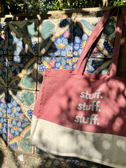 Stuff Stuff Stuff Beach Bag - Rose
