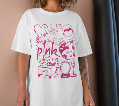 Pink Graphic T-shirt