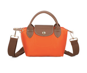 Mini Grab Handle Pouch Bag Orange