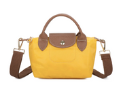 Mini Grab Handle Pouch Bag Yellow