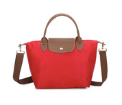 Midi Grab Handle Pouch Bag Red