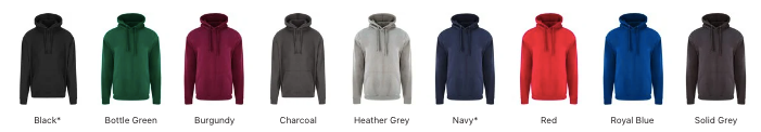 Hoodie Bundle - 8-Piece Package £129 ex vat