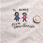 Personalised Handwriting Embroidered T-Shirt – A Wearable Memory Keepsake