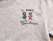 Personalised Handwriting Embroidered T-Shirt – A Wearable Memory Keepsake