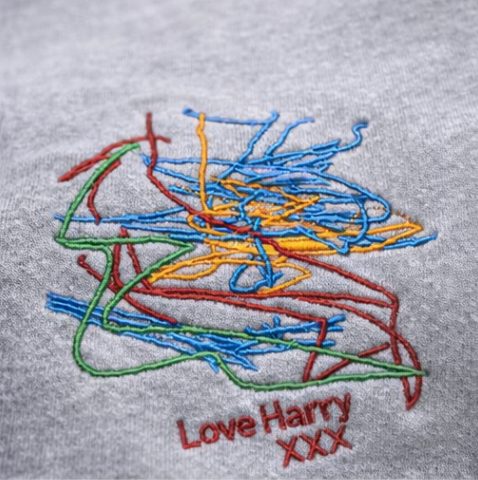 Personalised Handwriting Embroidered Hoodie – A Wearable Memory Keepsake