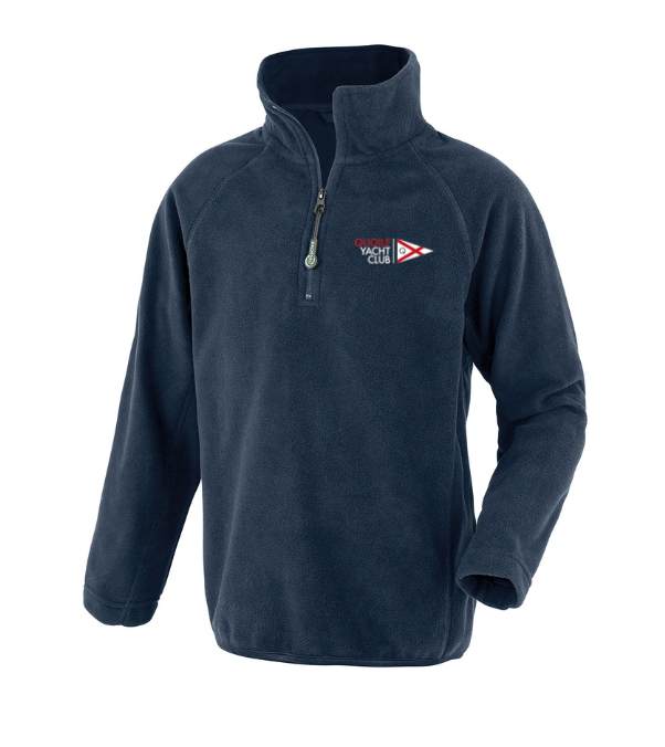 Quoile Sailing Club Recycled ¼ Zip Fleece – Embroidered - Adults