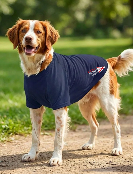 Quoile Sailing Club Dog T-Shirt – Printed Logo