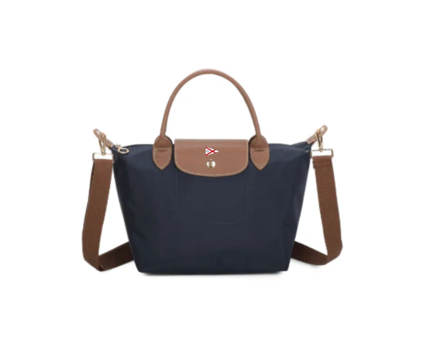 Quoile Sailing Club Midi Grab Handle Pouch Bag Navy
