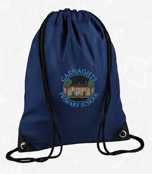 Carnaghts Primary School Gym Bag - Printed
