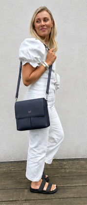 Kelly Large Crossbody Bag - Navy