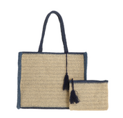 Personalised Woven Tote Bag - Navy