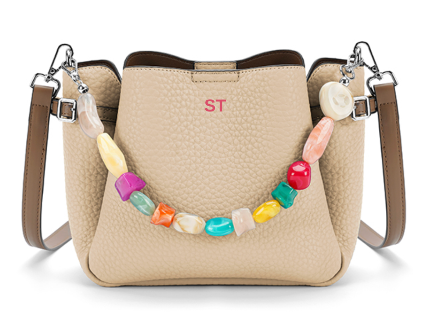 Personalised Charm Bucket Bag
