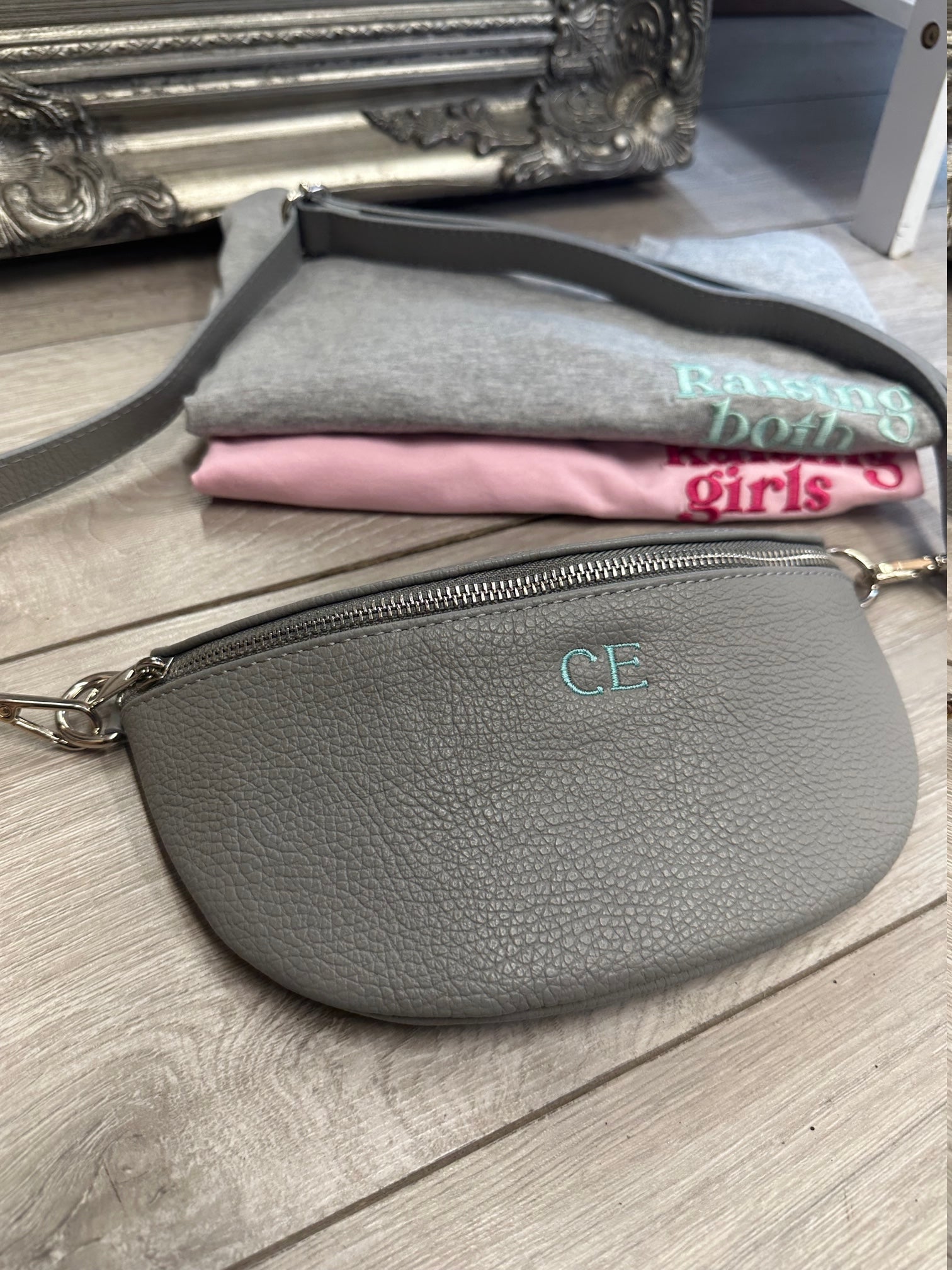 Bum Bag | Pearl Grey Crossbody / Belt Bag