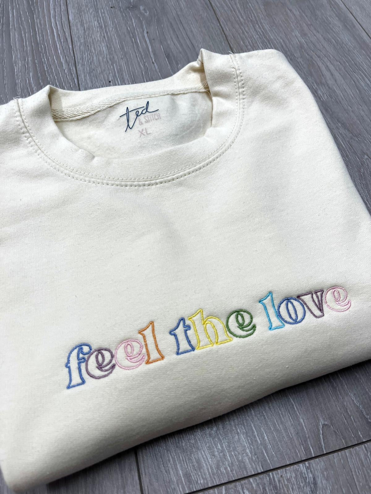 SUMMER SALE ALL SIZES Feel The Love Jumper