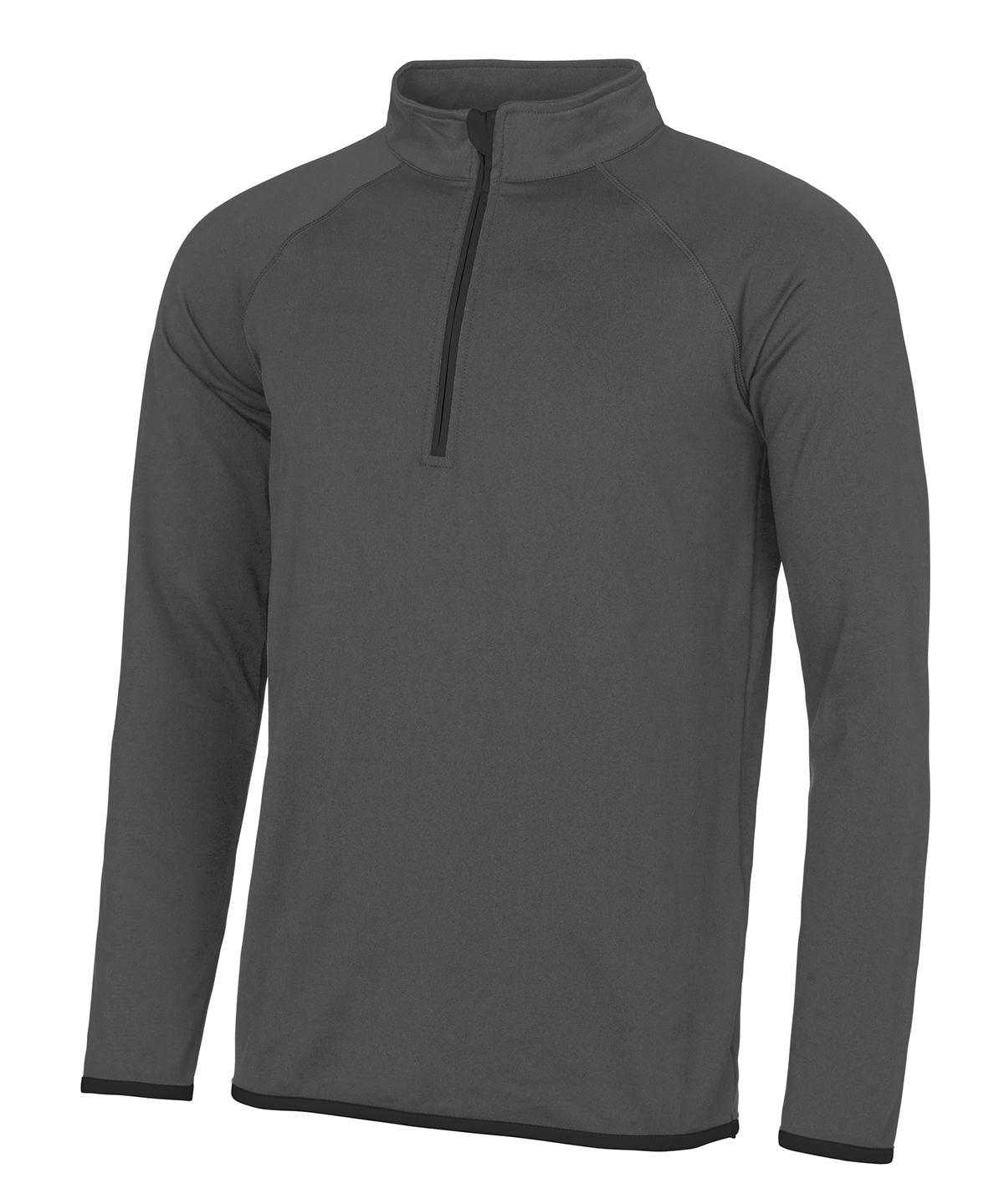 WORKWEAR SAMPLE SALE 2024 - JC031 Cool 1/2 Zip - Charcoal/Jet Black - Size Medium