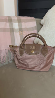 Black Friday Bundle Dusty Pink Mini Grab Tote and Scarf Personalised Price: £44 NOW £32!