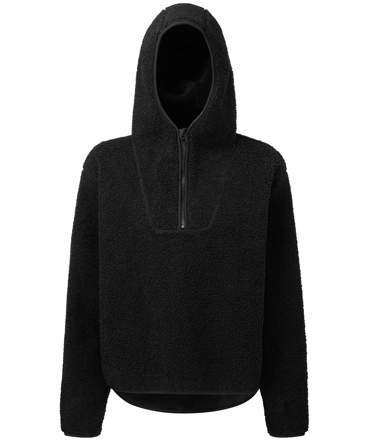 WORKWEAR SAMPLE SALE 2024 - TR089 Tridri Ladies Fit Sherpa Half Zip - Black - Size L/XL