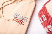 Boss Lady Pink Hoodie | Ted & Stitch