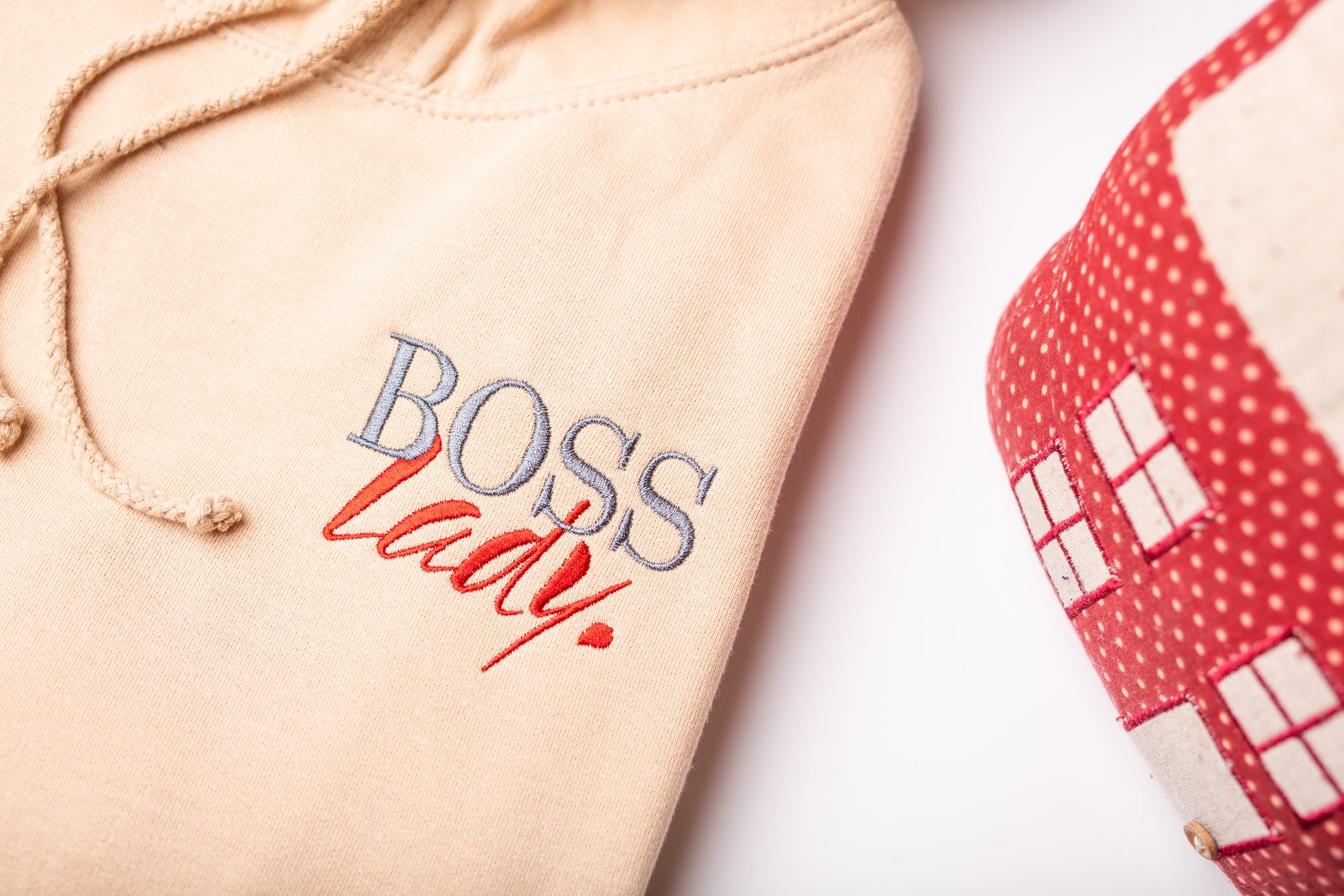 Boss Lady Pink Hoodie | Ted & Stitch