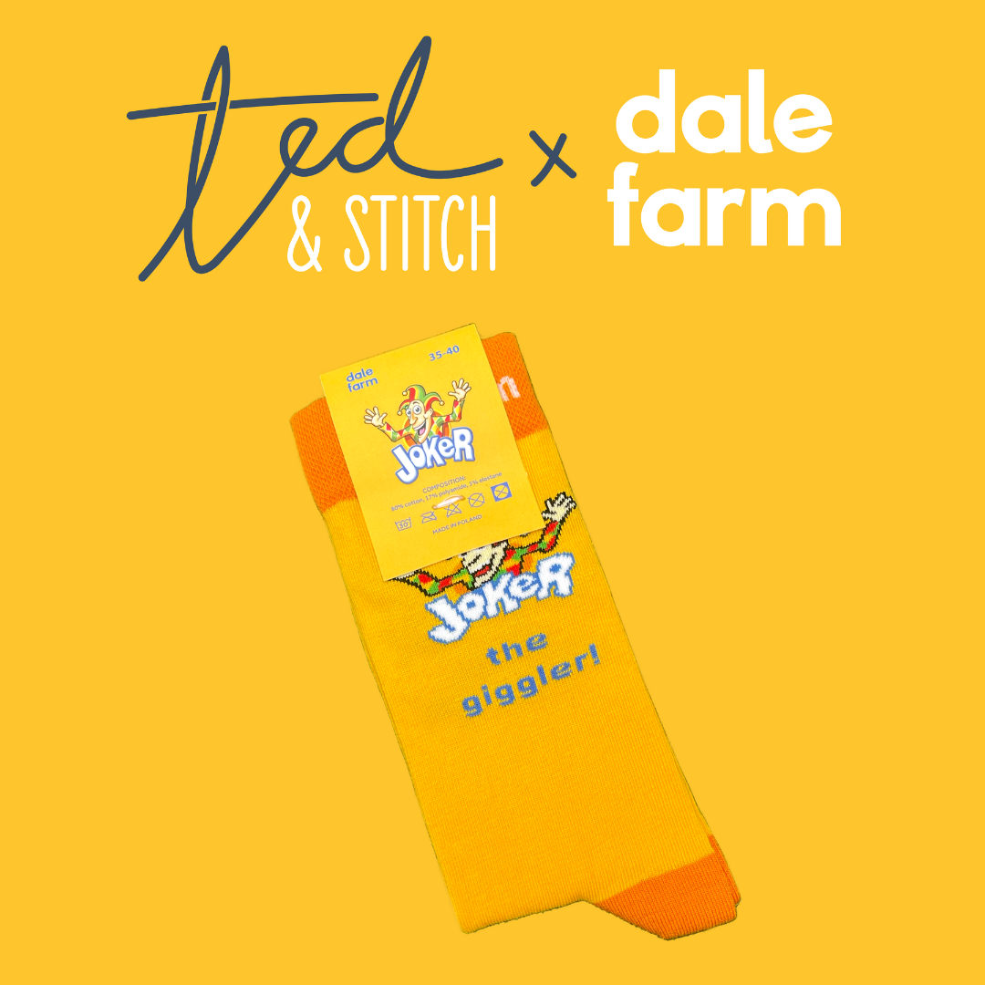 'Joker' Socks | Dale Farm x Ted & Stitch